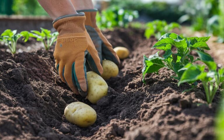 Kartoffeln im Gemüsegarten: die ideale Pflanztiefe (in cm) für eine reiche Ernte
